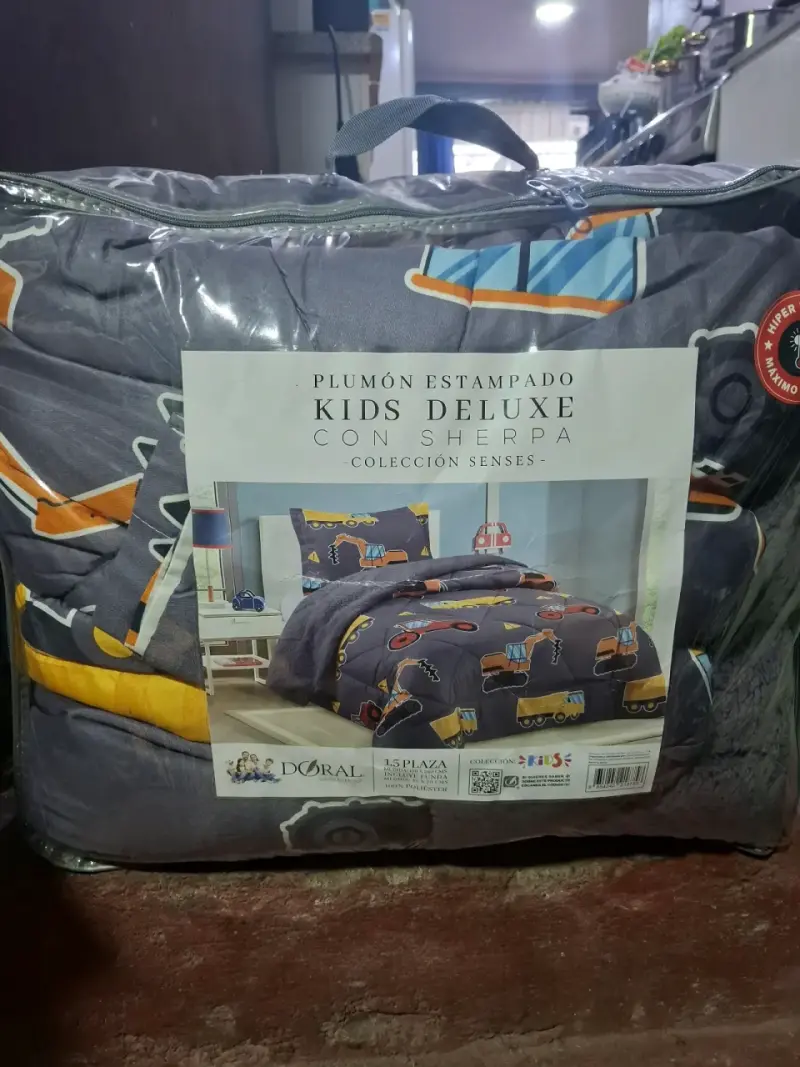 Plumón estampado Kids Deluxe con Sherpa - 2