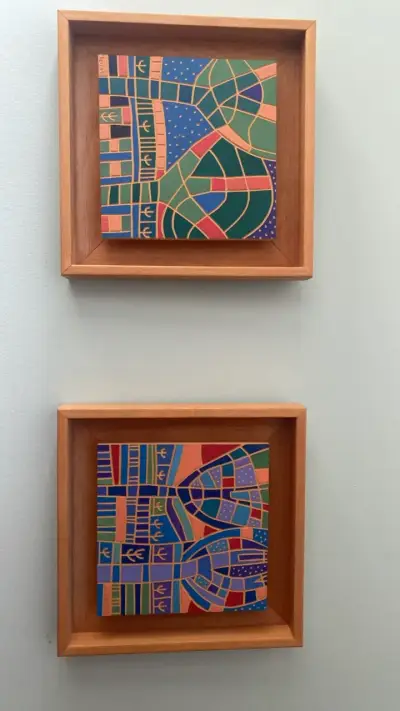Cuadros decorativos abstractos enmarcados - miniatura 1