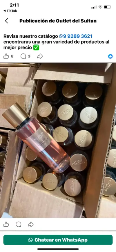 Body mist Victoria's Secret Love Spell - miniatura 2