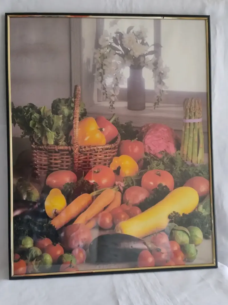 Cuadro Vintage Verduras Decorativo 51.5 x 41 cm - 3