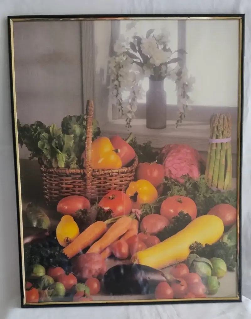 Cuadro Vintage Verduras Decorativo 51.5 x 41 cm - 4