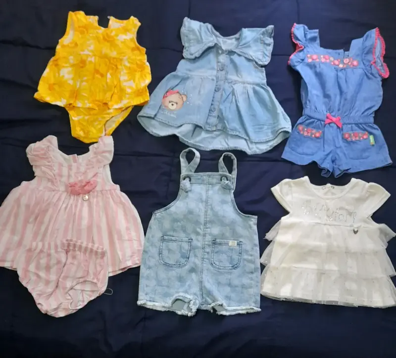 Vestidos de niña estampados variados - 2