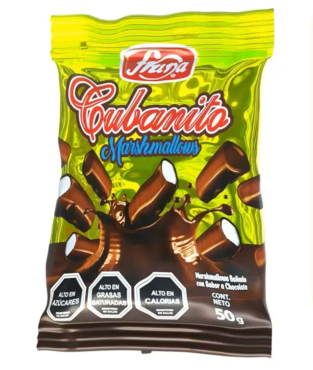 Marshmallows Cubanito x 40 sabor chocolate 50g - 1