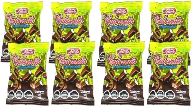 Marshmallows Cubanito x 40 sabor chocolate 50g - 2