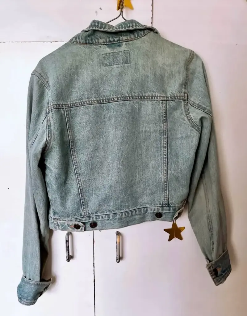 Chaqueta de mezclilla Opposite azul claro - 2