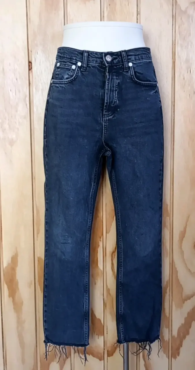 Jeans Zara negros talla 36 - 2