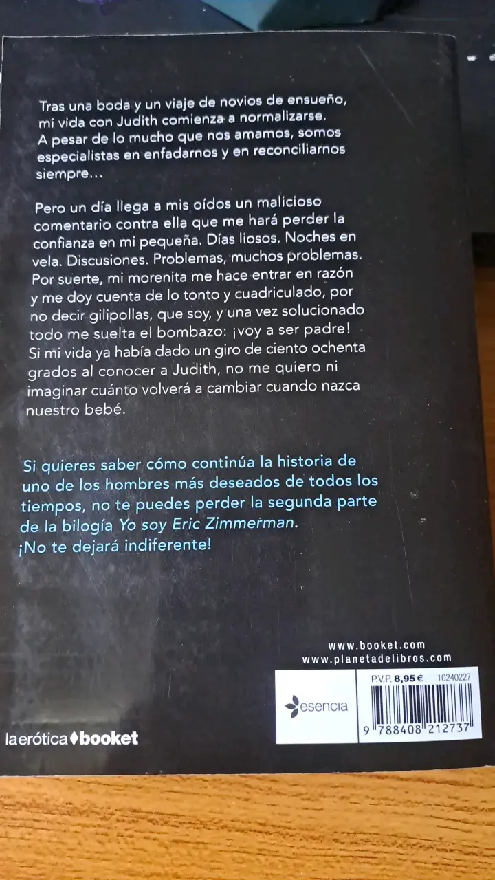 Libro 'Yo soy Eric Zimmerman Volumen II' Megan Maxwell - 2