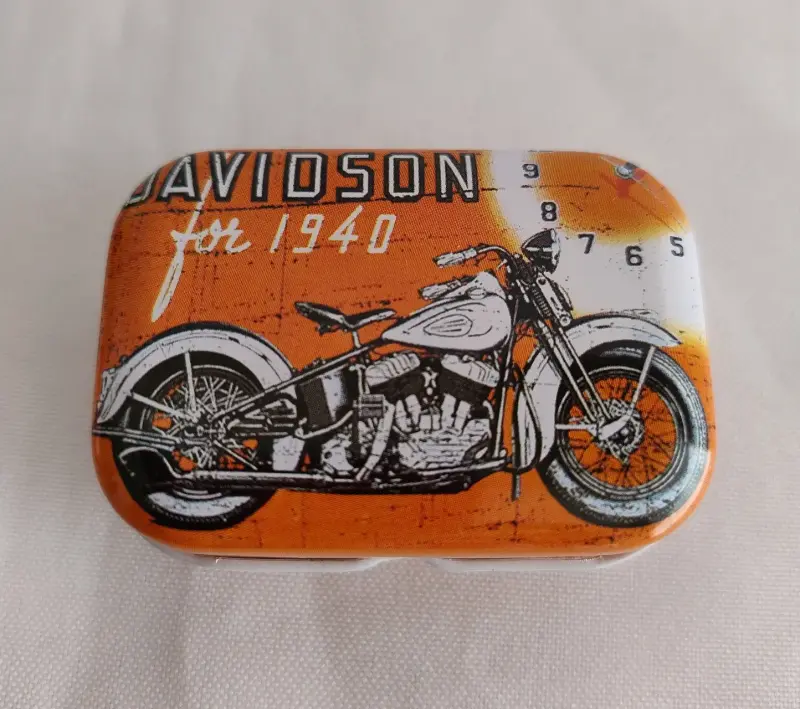 Set de latas decorativas vintage de motocicletas - 3