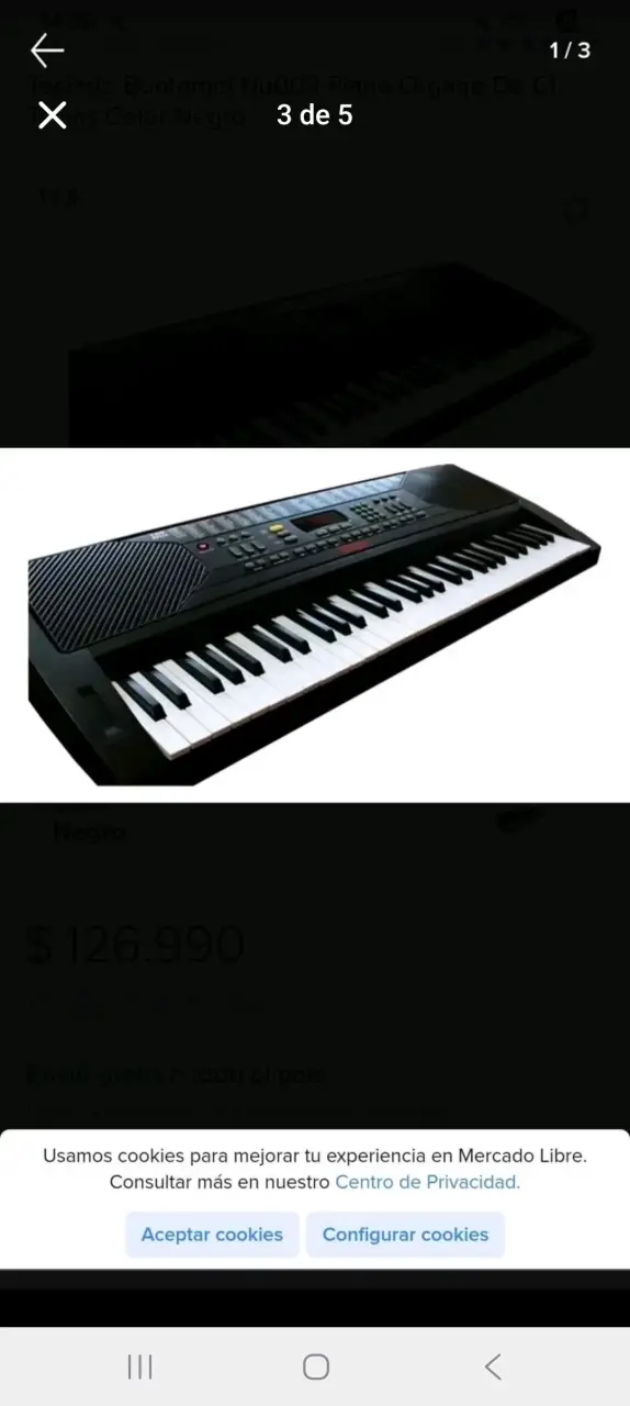 Teclado electrónico con 61 teclas y funciones - 3