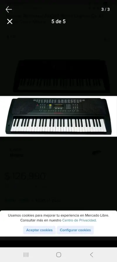 Teclado electrónico con 61 teclas y funciones - miniatura 5