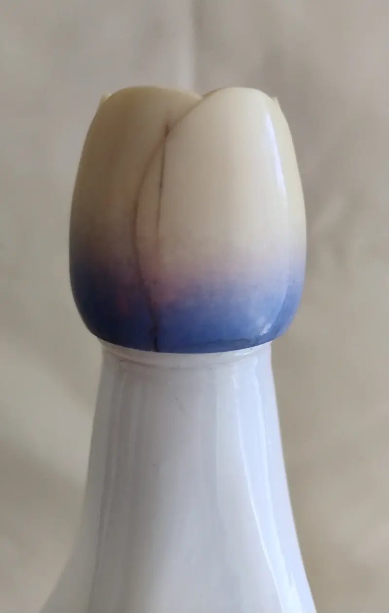Botella de vidrio decorativa vintage - 2