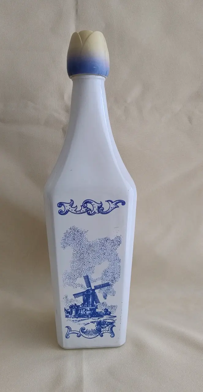 Botella de vidrio decorativa vintage - 3