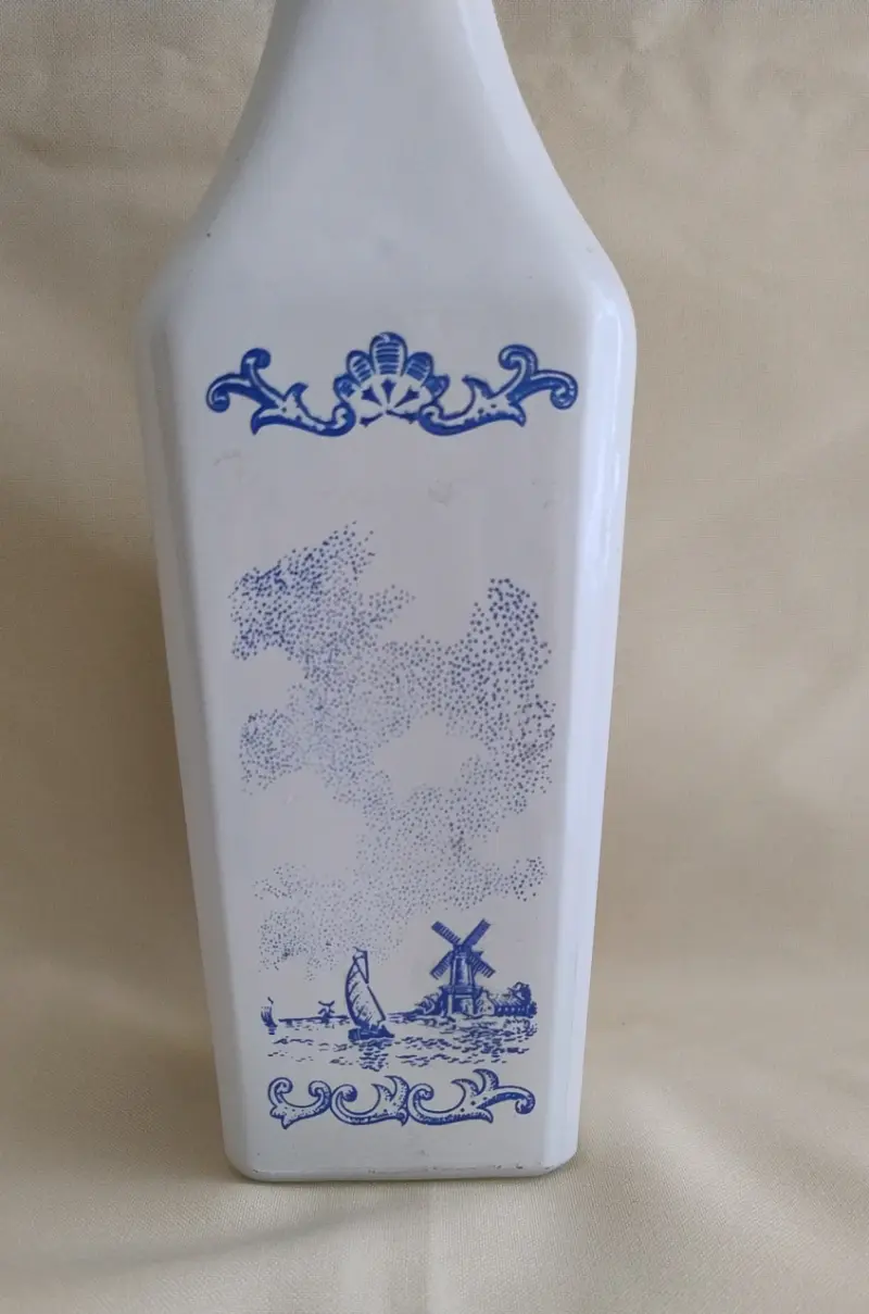 Botella de vidrio decorativa vintage - 4