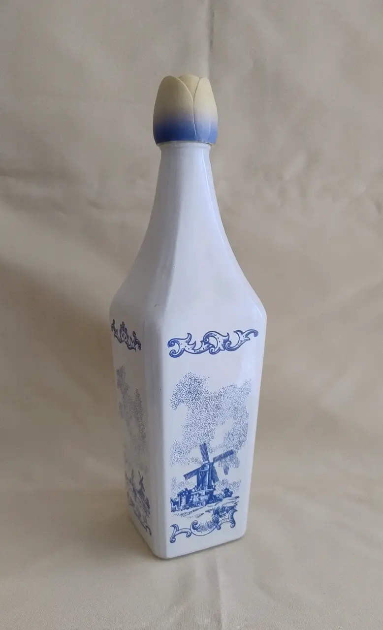 Botella de vidrio decorativa vintage - 6