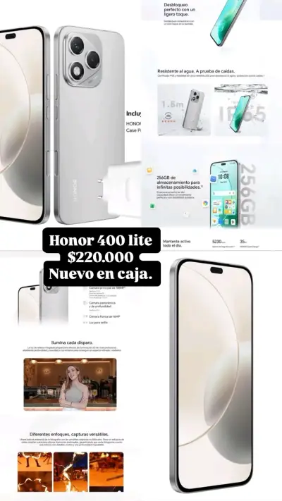Smartphone Honor 400 Lite nuevo en caja - miniatura 1