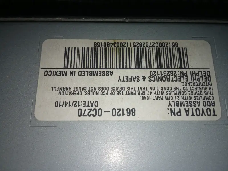 Radio de auto Toyota tundra/ doble dincon CD - 2