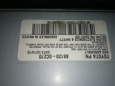 Radio de auto Toyota tundra/ doble dincon CD - miniatura 2