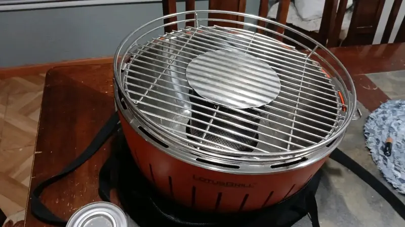 Parrilla portátil LotusGrill sin humo - 4