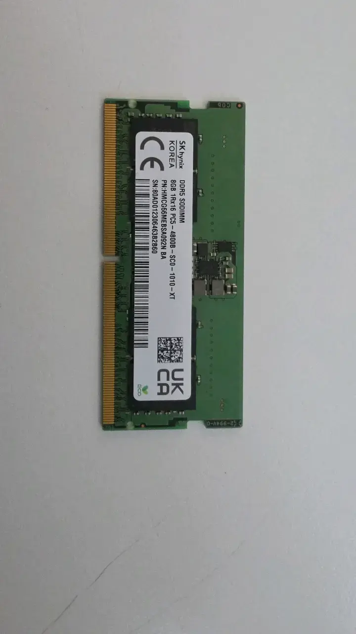 Memoria RAM DDR5 SK Hynix 8GB para laptop