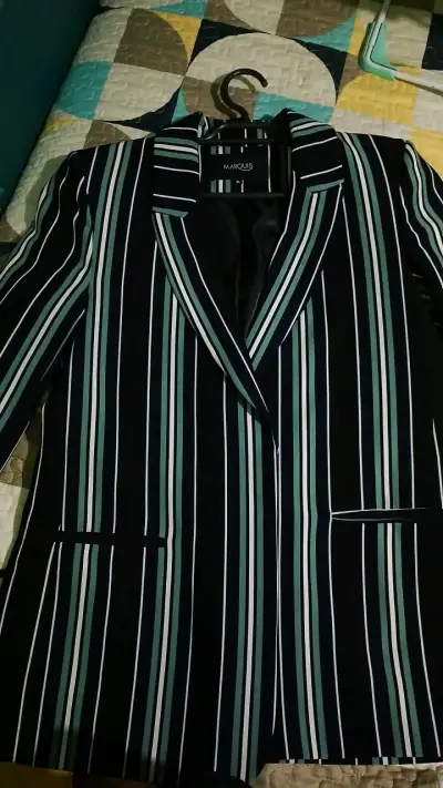 Blazer de rayas para mujer Marquis - miniatura 2