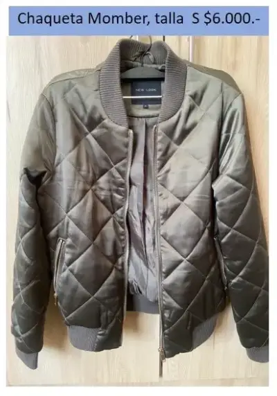 Chaqueta bomber New Look verde talla S - miniatura 1