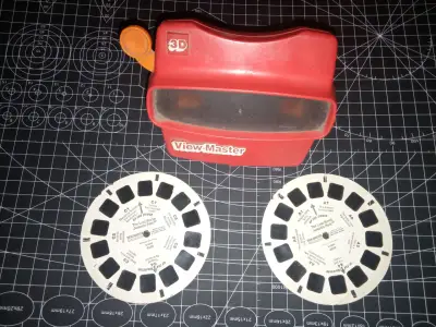 Visor View-Master 3D con discos Jurassic Park 1997 - miniatura 1