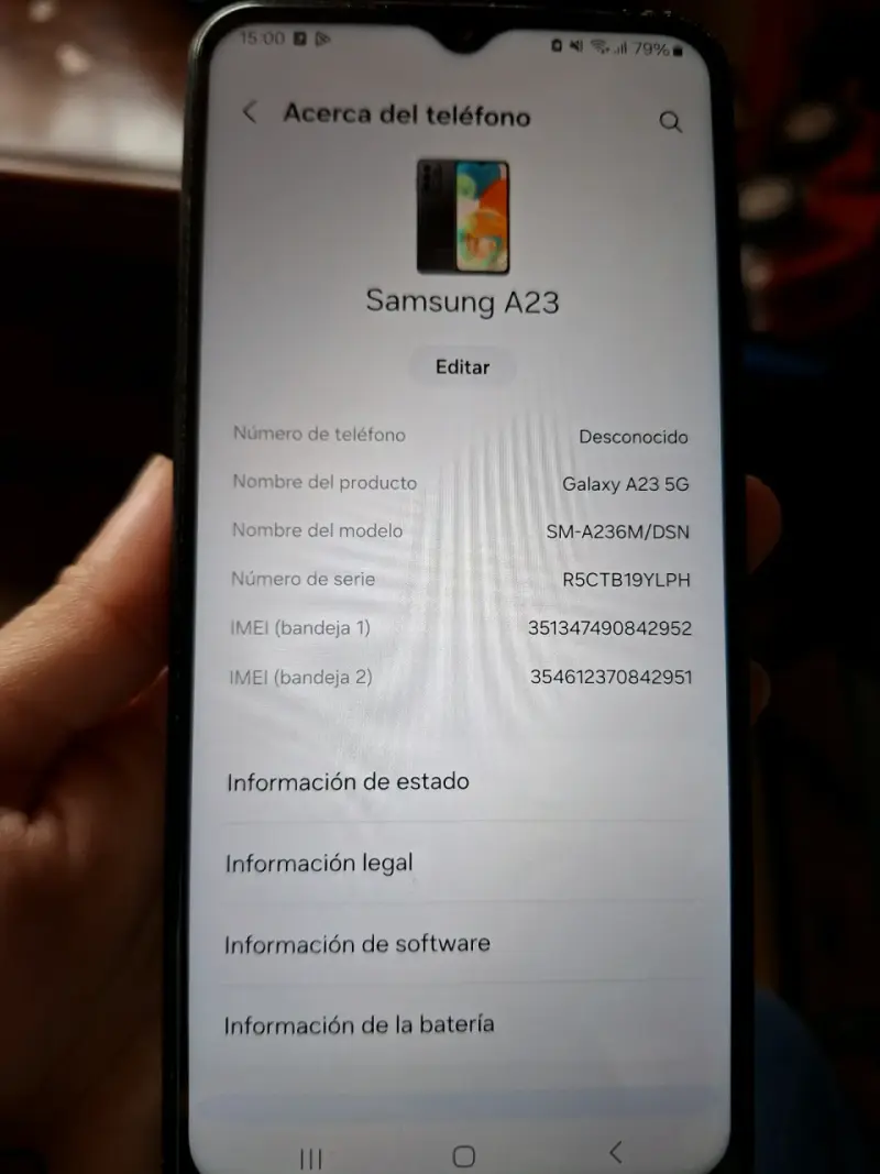 Samsung Galaxy A23 5G en buen estado
