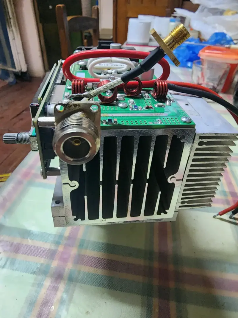 Transmisor fm 120w con disipador de calor - 6