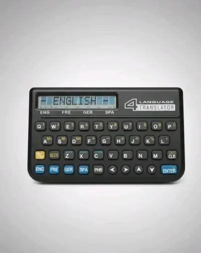 Antiguo Traductor electrónico de 4 idiomas portáti - miniatura 1
