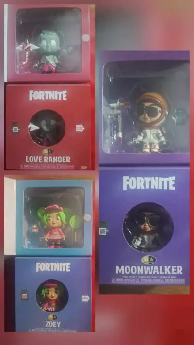 Figuras  Fortnite , Zoey, Love Ranger y Moonwalker - miniatura 1