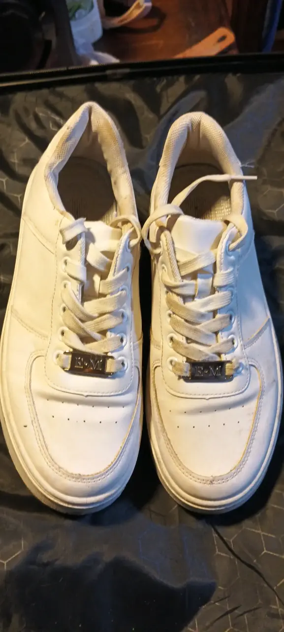 Zapatillas blancas casuales E&M - 1