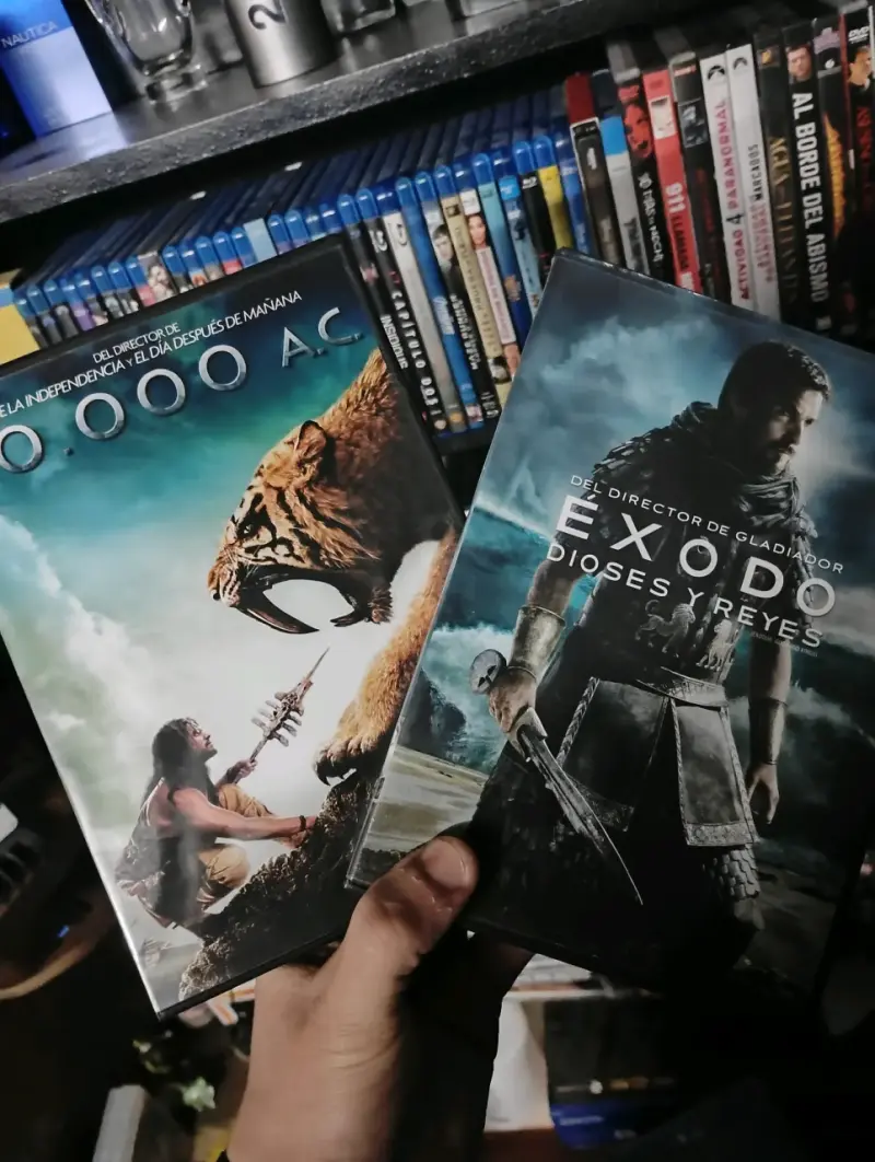 Pack de películas en DVD: 10,000 AC y Éxodo