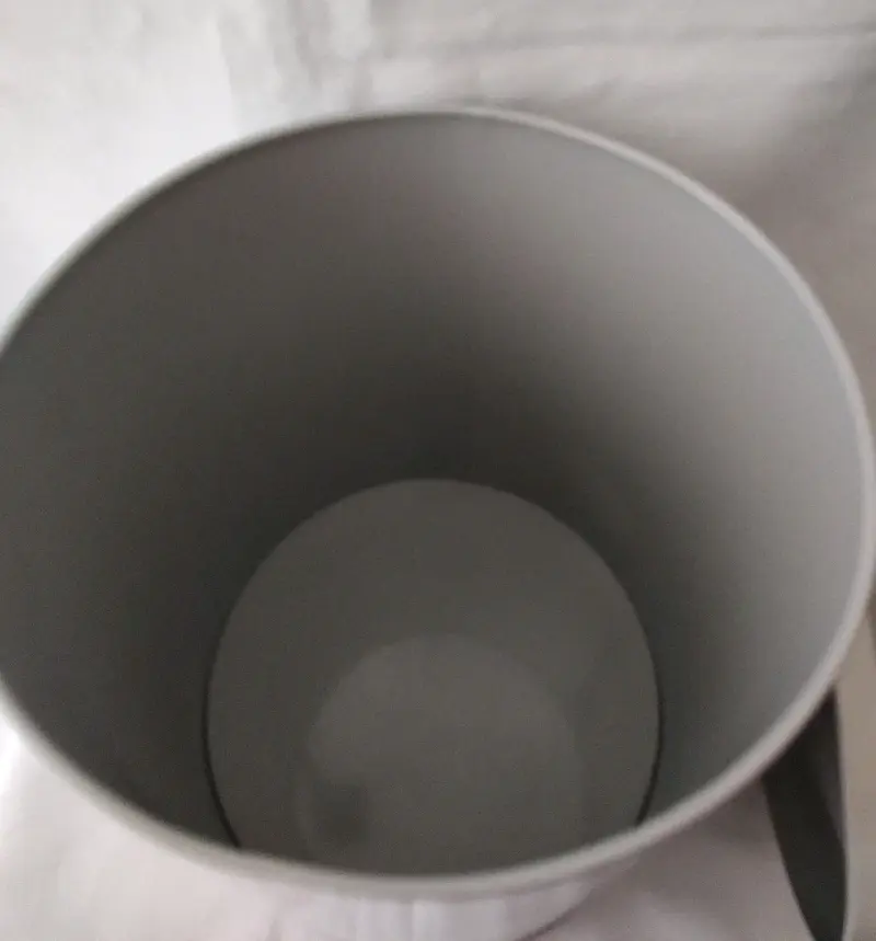 Panera metálica gris vintage decorativa - 5