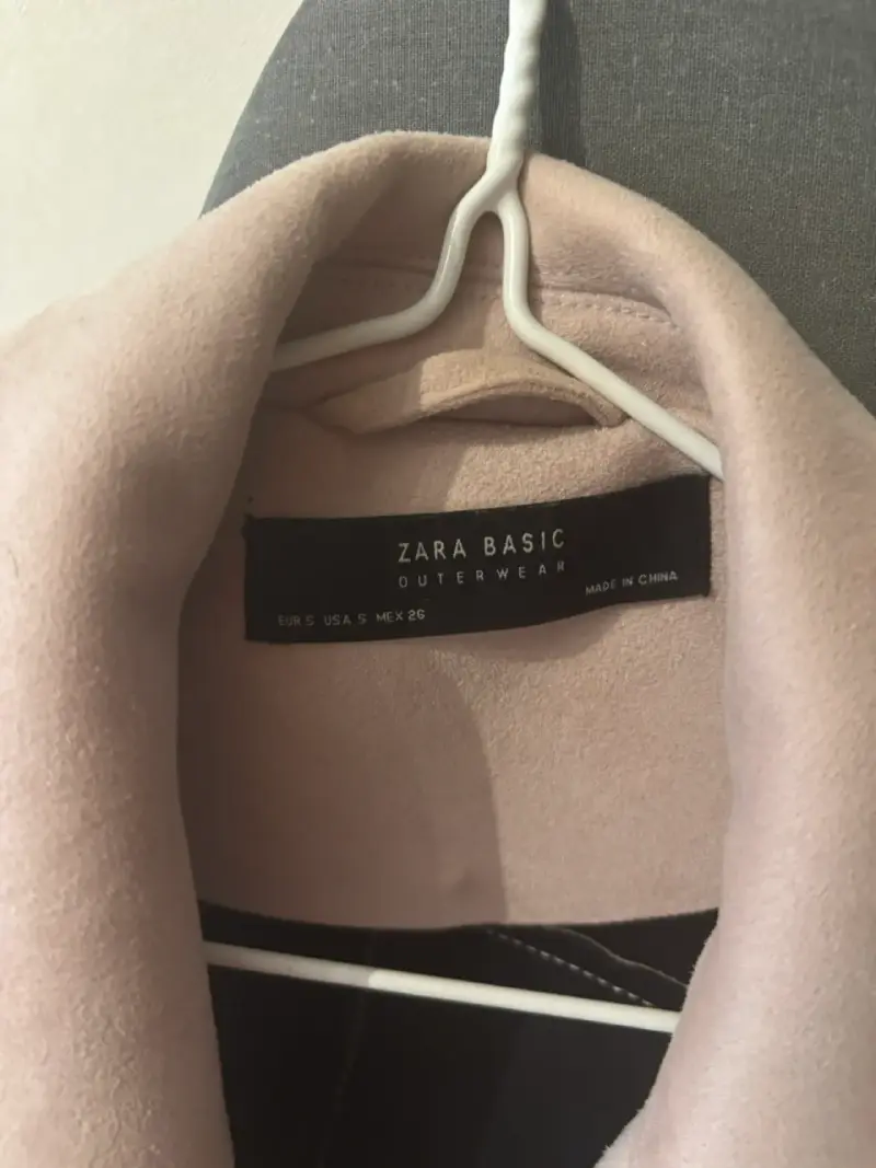 Chaqueta biker rosa Zara Basic - 2