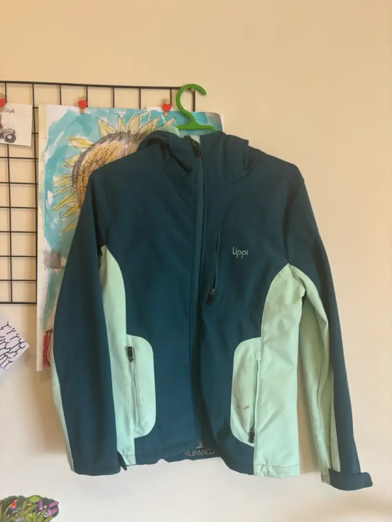 Chaqueta softshell azul Upp con capucha - 3