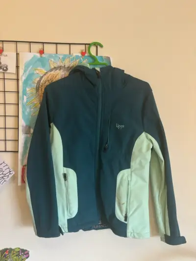 Chaqueta softshell azul Upp con capucha - miniatura 3