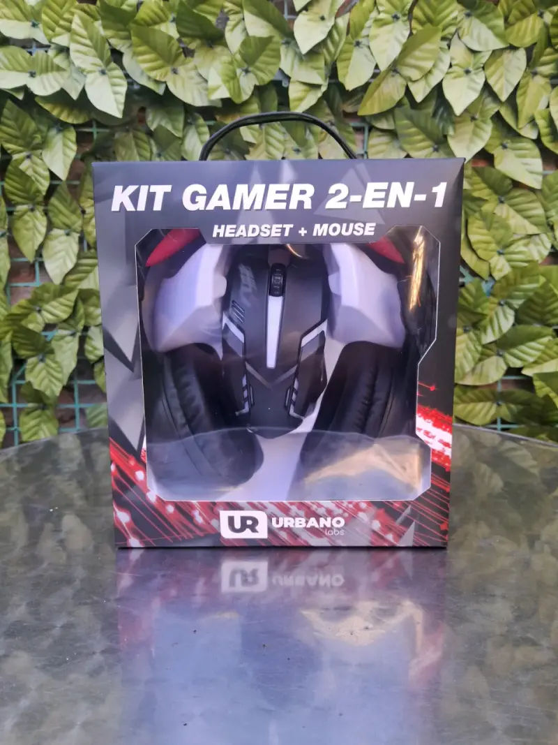Kit Gamer 2-en-1 Urbano Labs con headset y mouse - 2