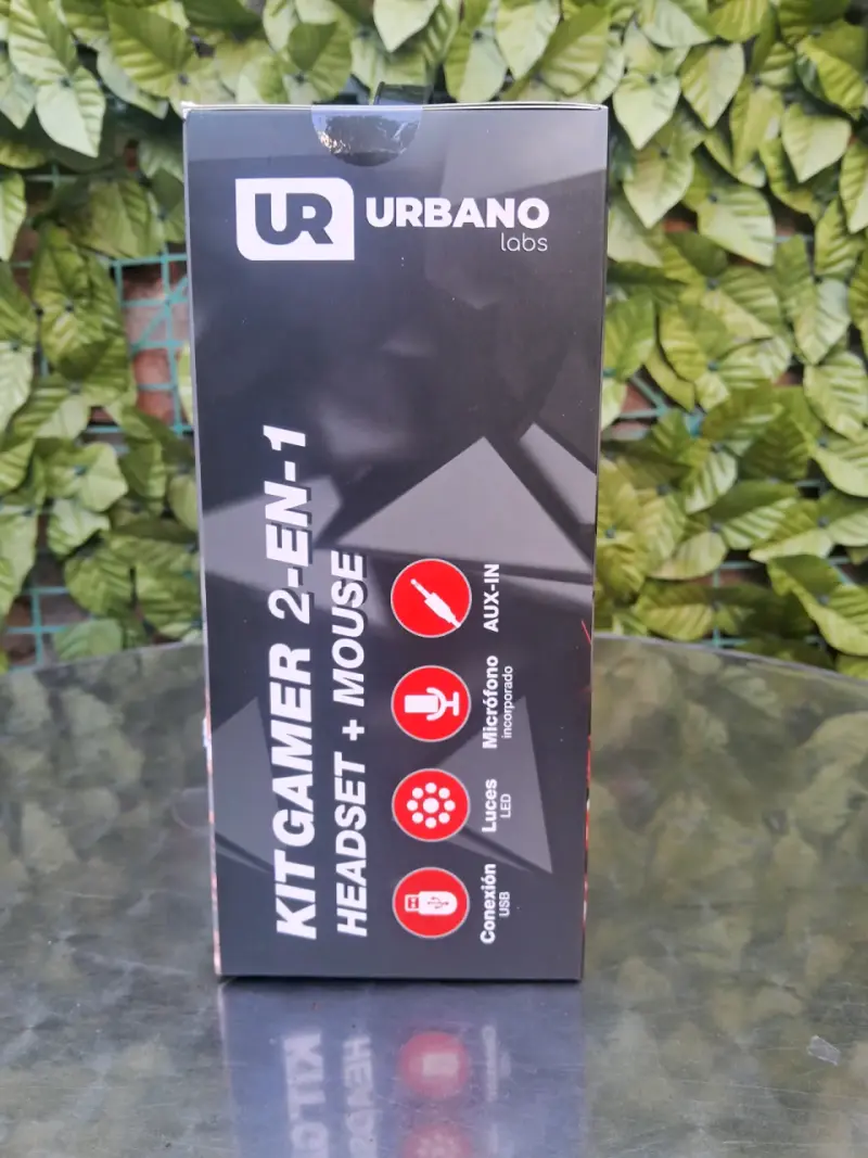 Kit Gamer 2-en-1 Urbano Labs con headset y mouse - 3