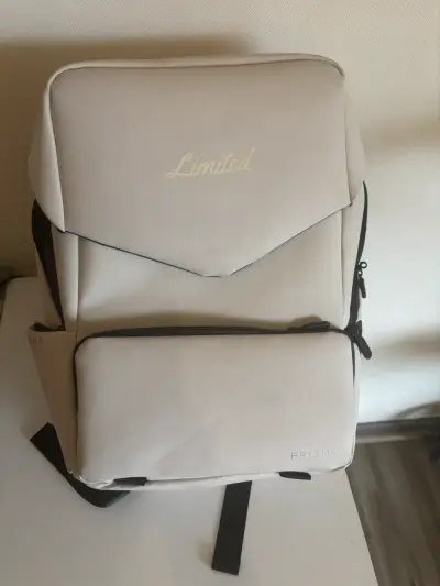Mochila Limited Prisma beige moderna - miniatura 1
