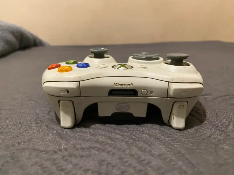 Control inalámbrico para Xbox 360 blanco - 3