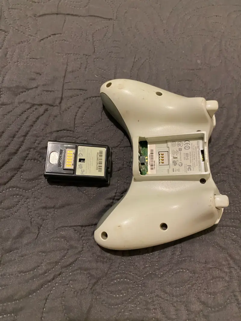 Control inalámbrico para Xbox 360 blanco - 4