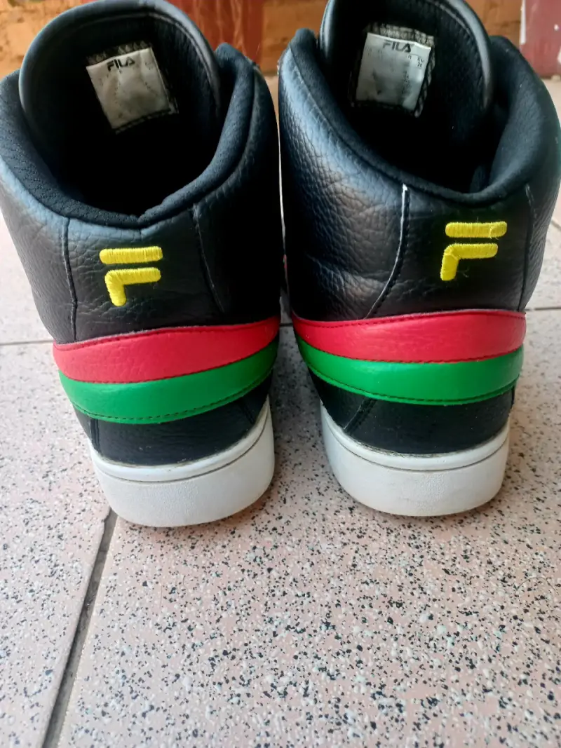 Zapatillas Fila negras de cuero tallas 43/28cm - 3