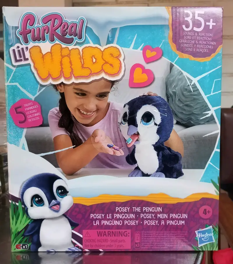 Peluche interactivo FurReal Lil' Wilds Posey el Pingüino - 2