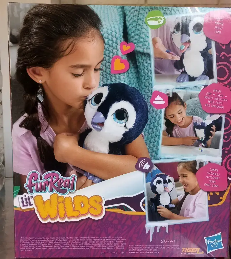 Peluche interactivo FurReal Lil' Wilds Posey el Pingüino - 3