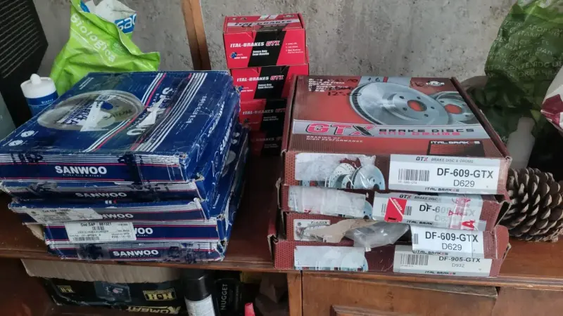 Discos de freno Sanwoo e Ital Brakes