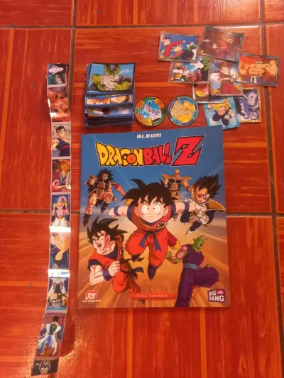 Láminas recicladas dbz4 más album y stikers - miniatura 1