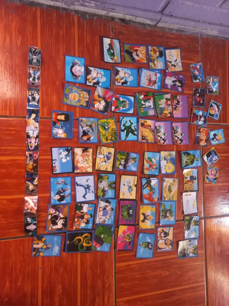 Láminas recicladas dbz4 más album y stikers - 3