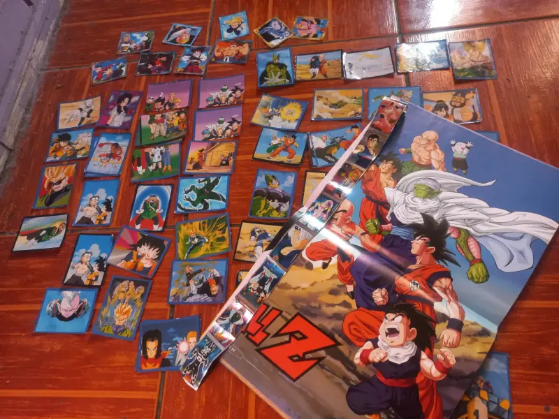 Láminas recicladas dbz4 más album y stikers - 6