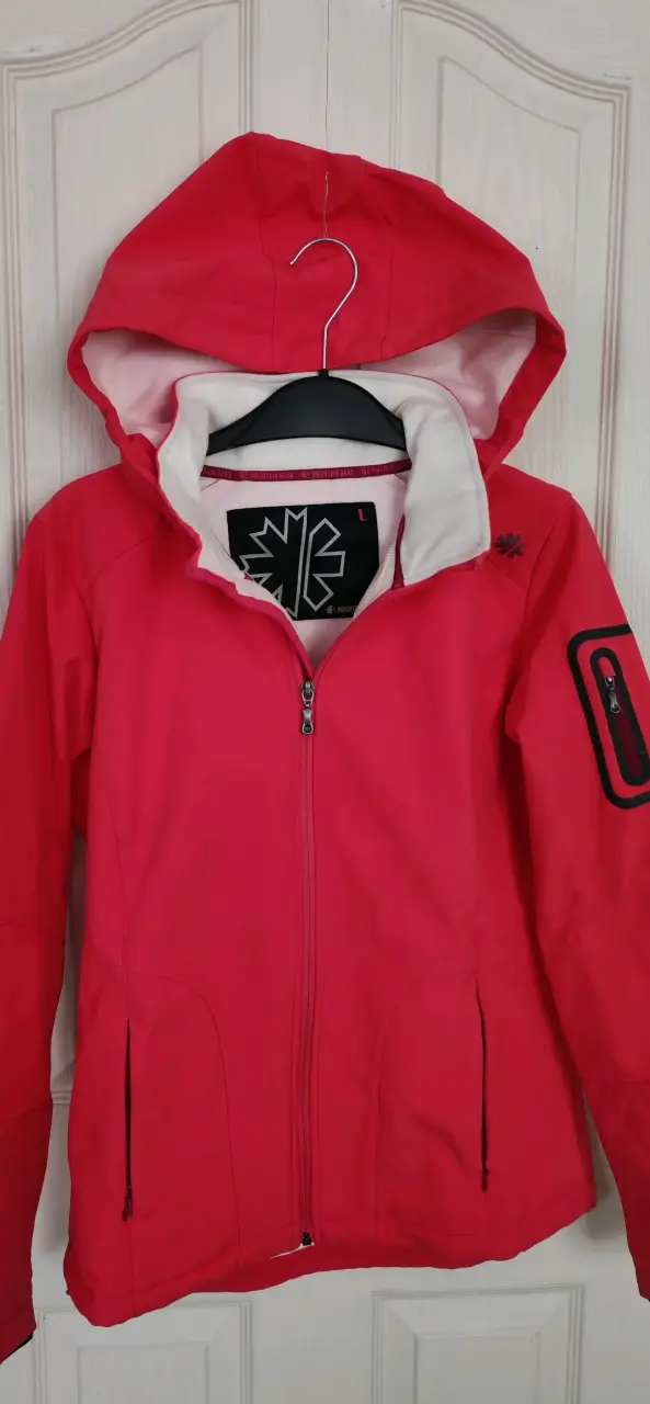 Chaqueta roja impermeable Mountain Gear - 1