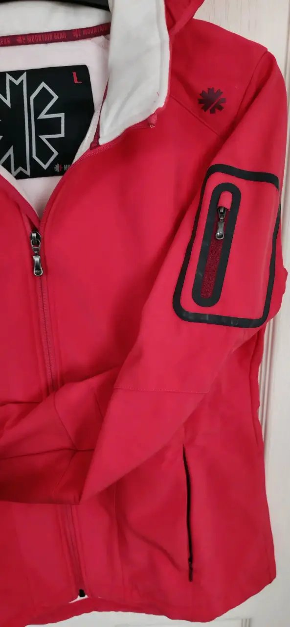 Chaqueta roja impermeable Mountain Gear - 3